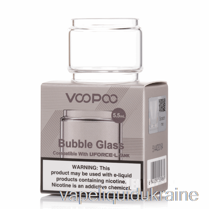 Vape Liquid Ukraine VOOPOO UFORCE-L Replacement Glass 5.5mL Bubble Glass
